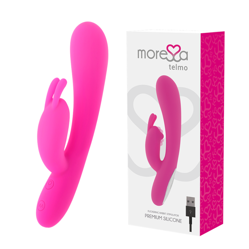 MORESSA – TELMO vibromasseur rechargeable en silicone premium