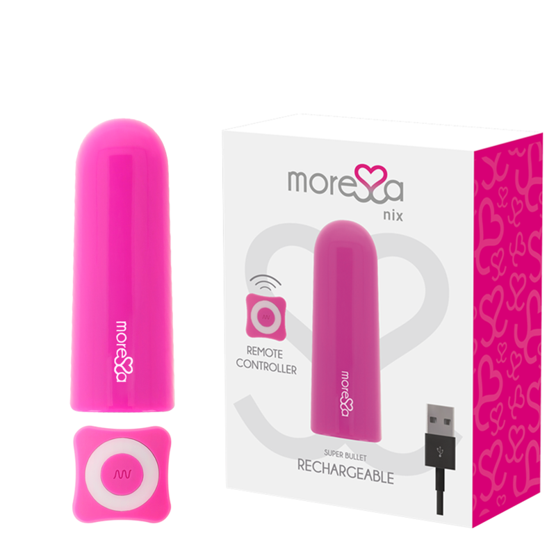 MORESSA - NIX vibromasseur télécommandé rose