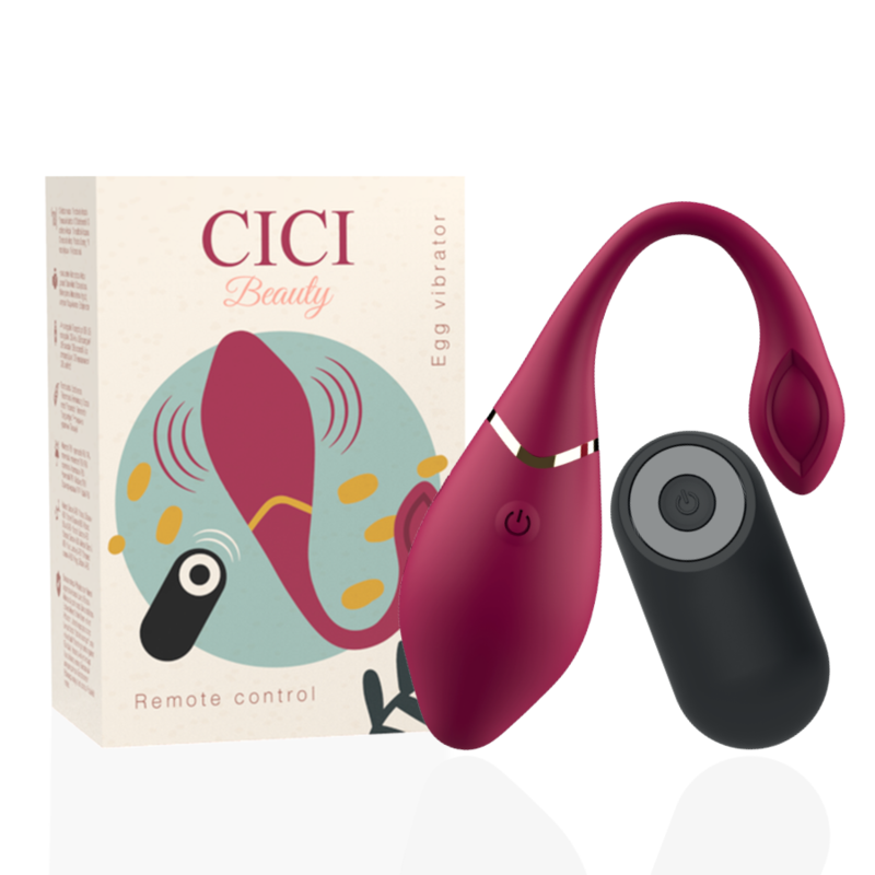 CICI BEAUTY - premium silicone oeuf vibrant télécommandé