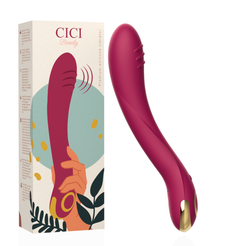 CICI BEAUTY - vibromasseur point G en silicone premium