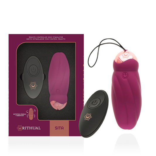 RITHUAL – SITA oeuf vibrant télécommandé rotation des billes + vibration