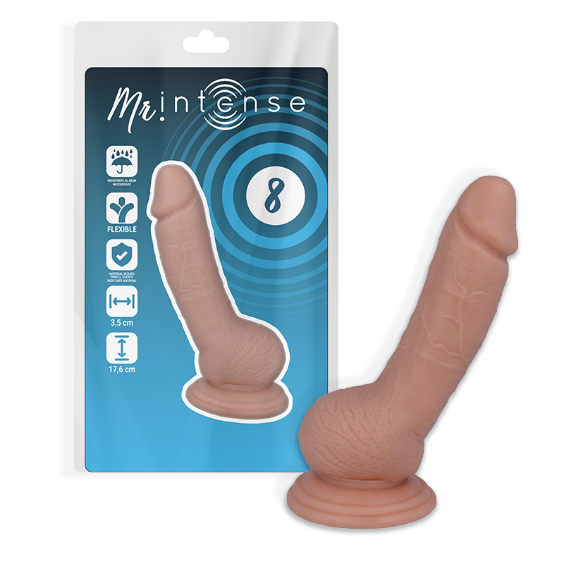 MR. INTENSE - 8 gode pénis réaliste 17.6 cm -o- 3.5 cm