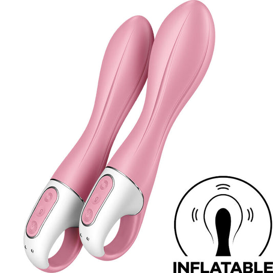 SATISFYER - vibromasseur gonflable rose