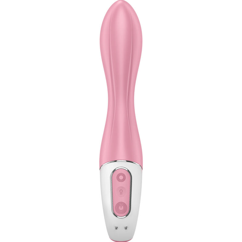 SATISFYER - vibromasseur gonflable rose