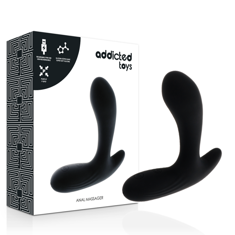 ADDICTED TOYS - vibromasseur anal noir