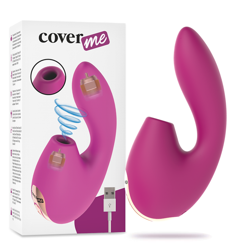 COVERME - aspiration clitoris et vibromasseur puissant du point G