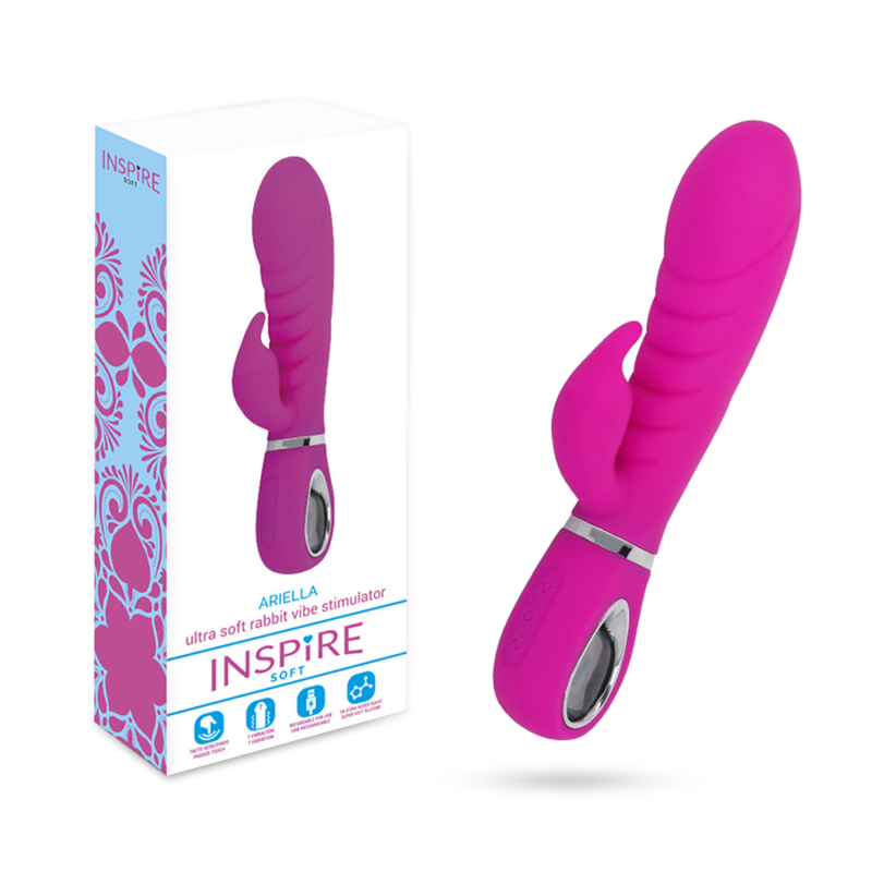 INSPIRE SOFT – ARIELLE vibromasseur flexible rose