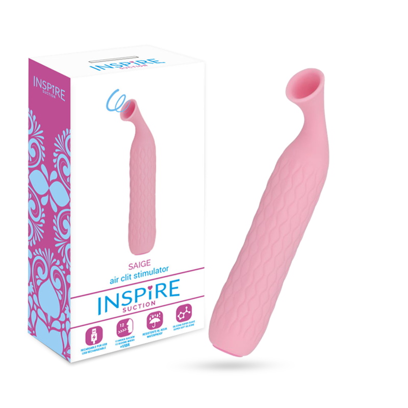 INSPIRE SUCTION - SAIGE stimulation clitoris par air pulsé rose