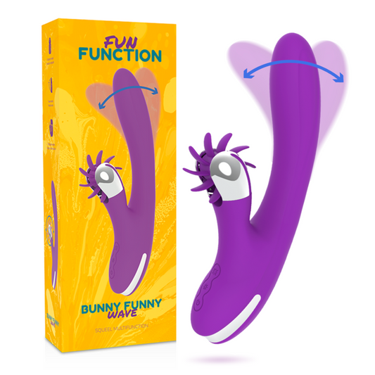 FUN FUNCTION – vibromasseur lapin BUNNY FUNNY WAVE 2.0