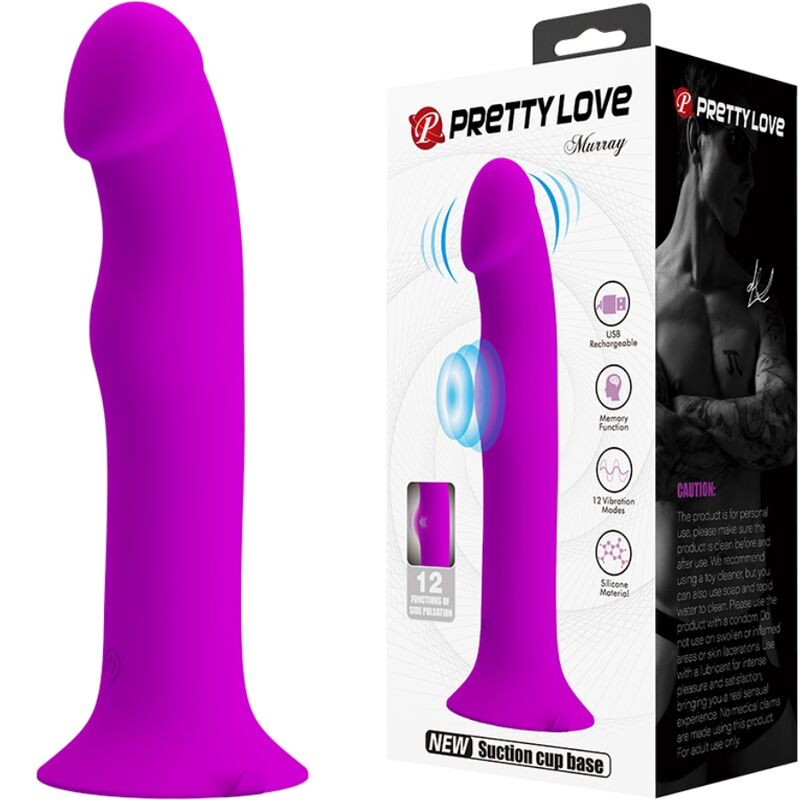 PRETTY LOVE - vibromasseur MURRAY et vibromasseur de point G violet