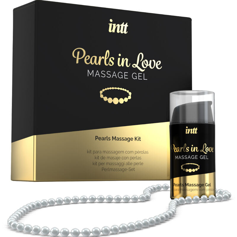 INTT MASSAGE & ORAL SEX - PERLES AMOUREUSES AVEC COLLIER DE PERLES ET GEL DE SILICONE