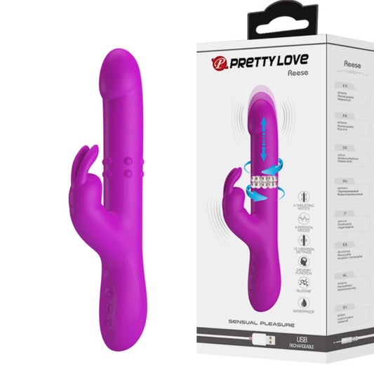 PRETTY LOVE - vibromasseur REESE avec rotation violet