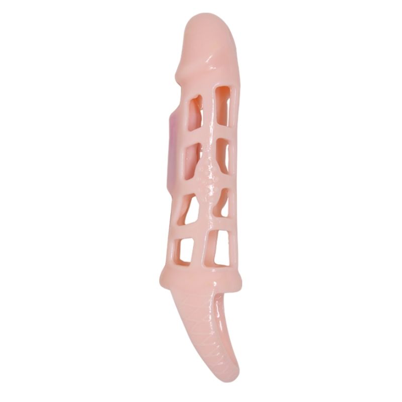 PRETTY LOVE – manchon d’extension de pénis avec vibration et sangle 13.5 cm