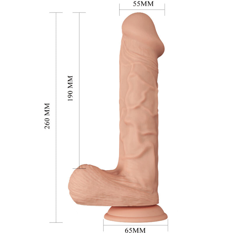 BAILE - BEAUTIFUL ENCOUNTER BERGRISI gode réaliste flexible 26 cm naturel