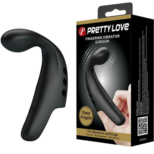 PRETTY LOVE - dés noir vibromasseur pour doigt