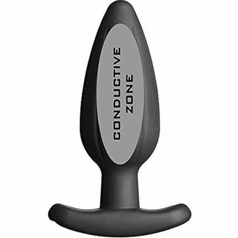 ELECTRASTIM - silicone noir rocker anal plug grand