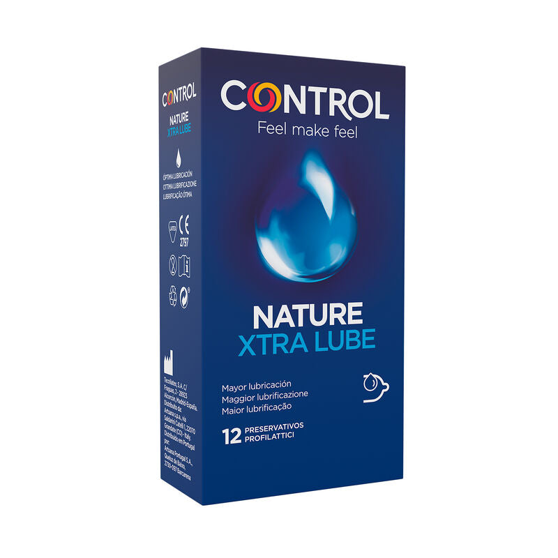 CONTROL - ADAPTA NATURE EXTRALUBE PRÉSERVATIFS 12 UNITÉS