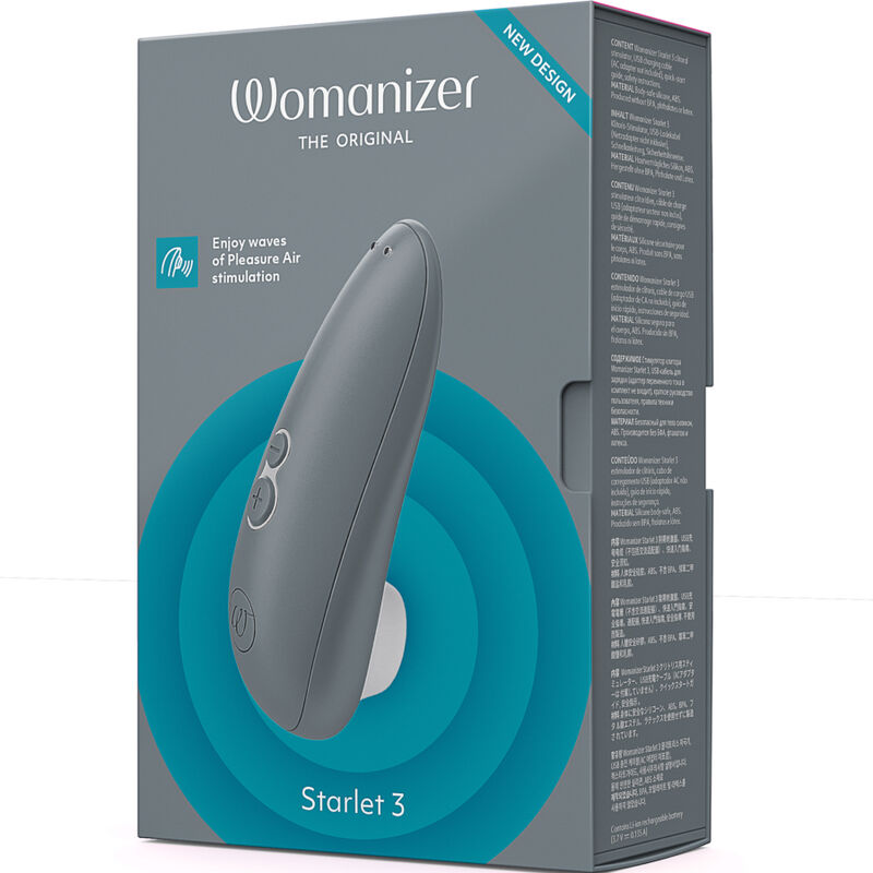 WOMANIZER - vibromasseur pour clitoris STARLET 3 gris