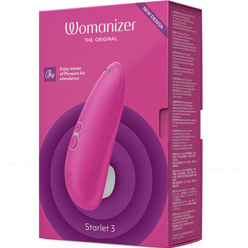 WOMANIZER - vibromasseur pour clitoris STARLET 3 rose