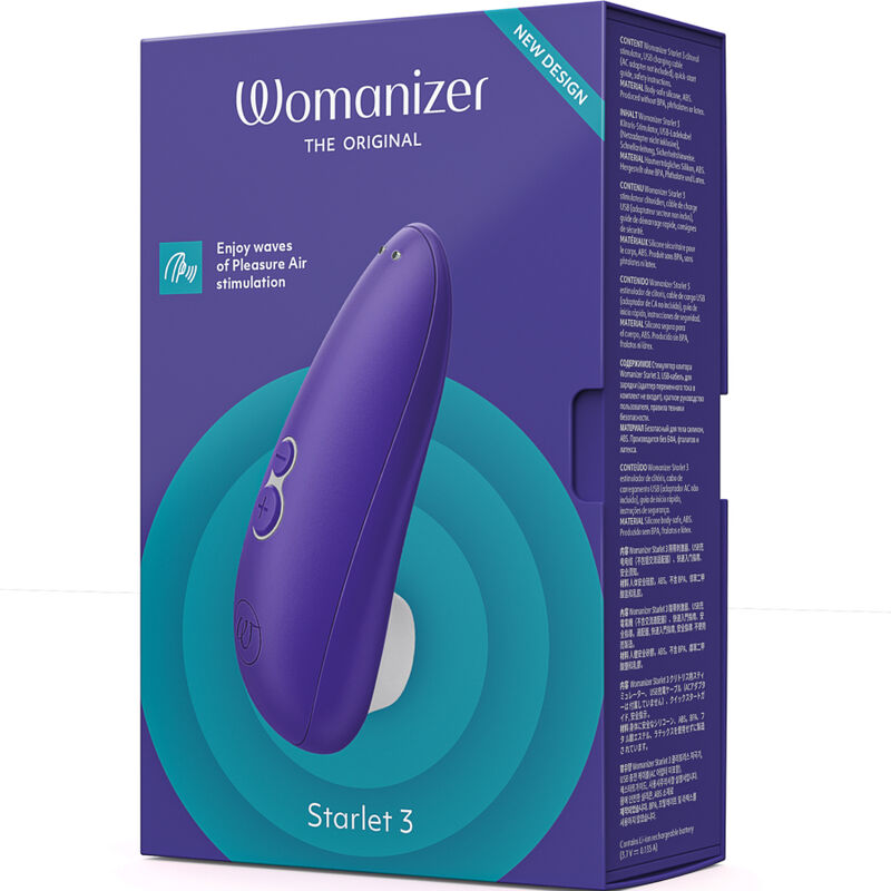 WOMANIZER - vibromasseur pour clitoris STARLET 3 violet