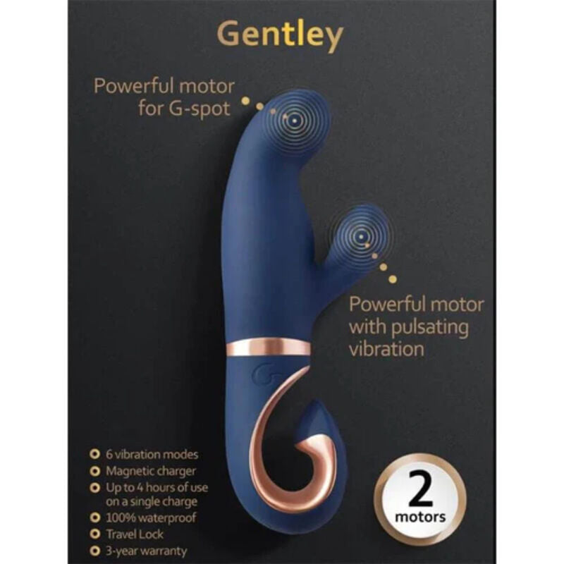 G-VIBE – GENTLEY vibromasseur du point G bleu