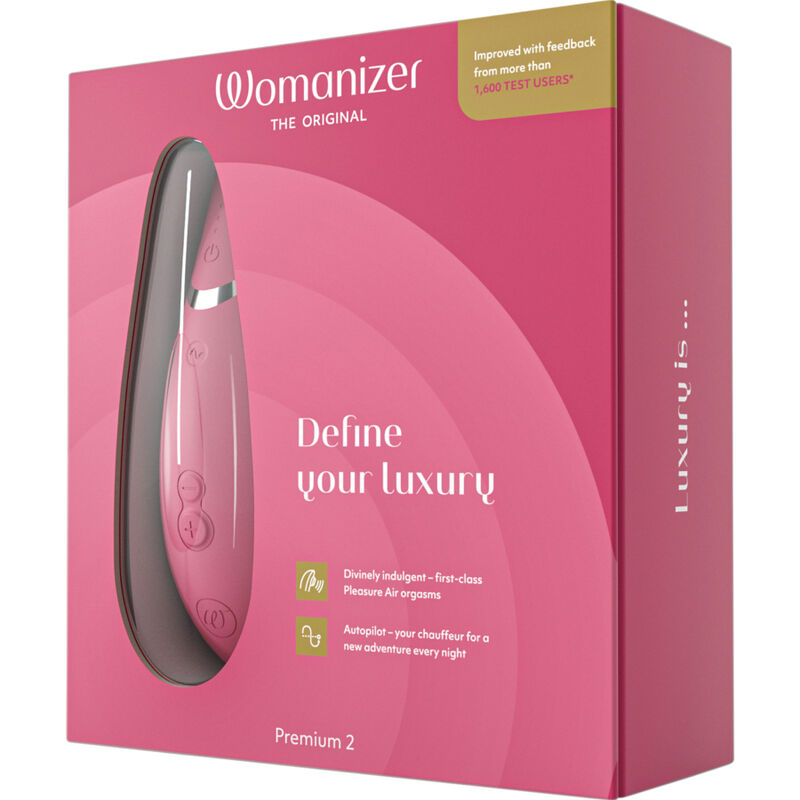 WOMANIZER - vibromasseur pour clitoris premium 2 framboise