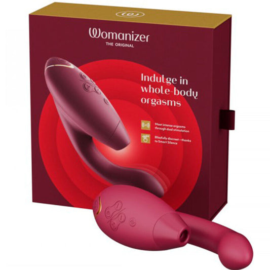 WOMANIZER - DUO 2 vibromasseurs bordeaux