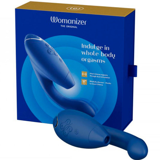 WOMANIZER - DUO 2 vibromasseurs bleu