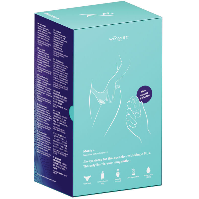 WE-VIBE - vibromasseur moxie + aqua clitoris