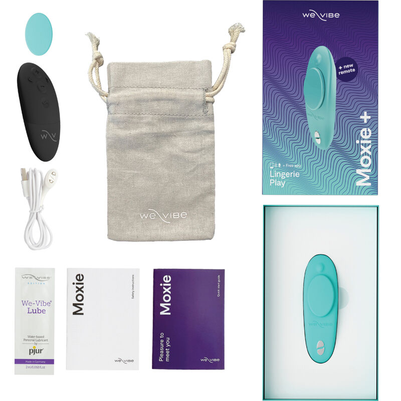 WE-VIBE - vibromasseur moxie + aqua clitoris