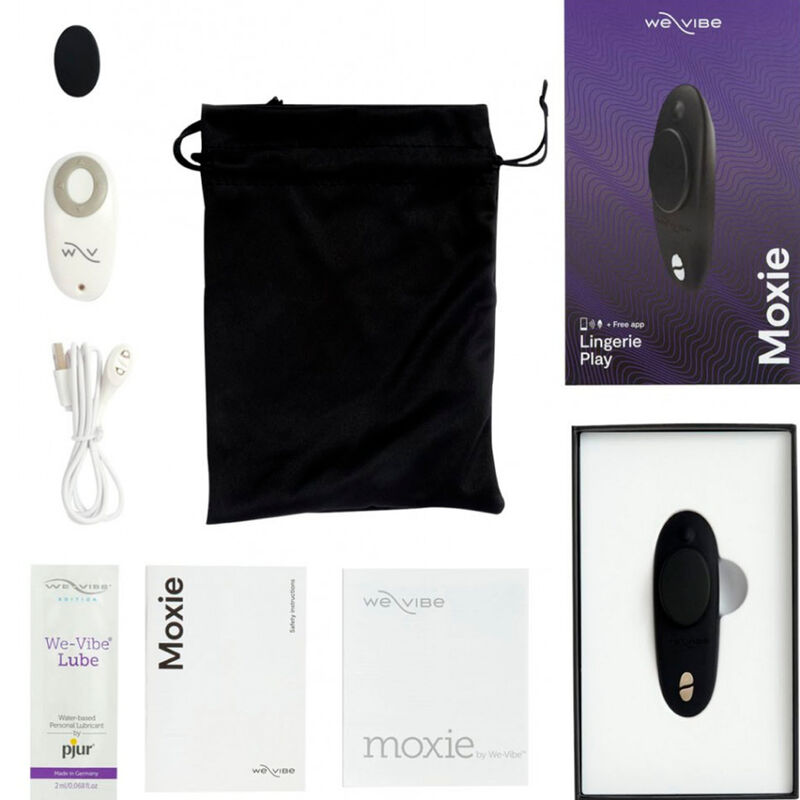 WE-VIBE - vibromasseur pour clitoris moxie + noir