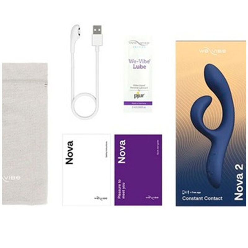 WE-VIBE - vibromasseur lapin NOVA 3 bleu nuit