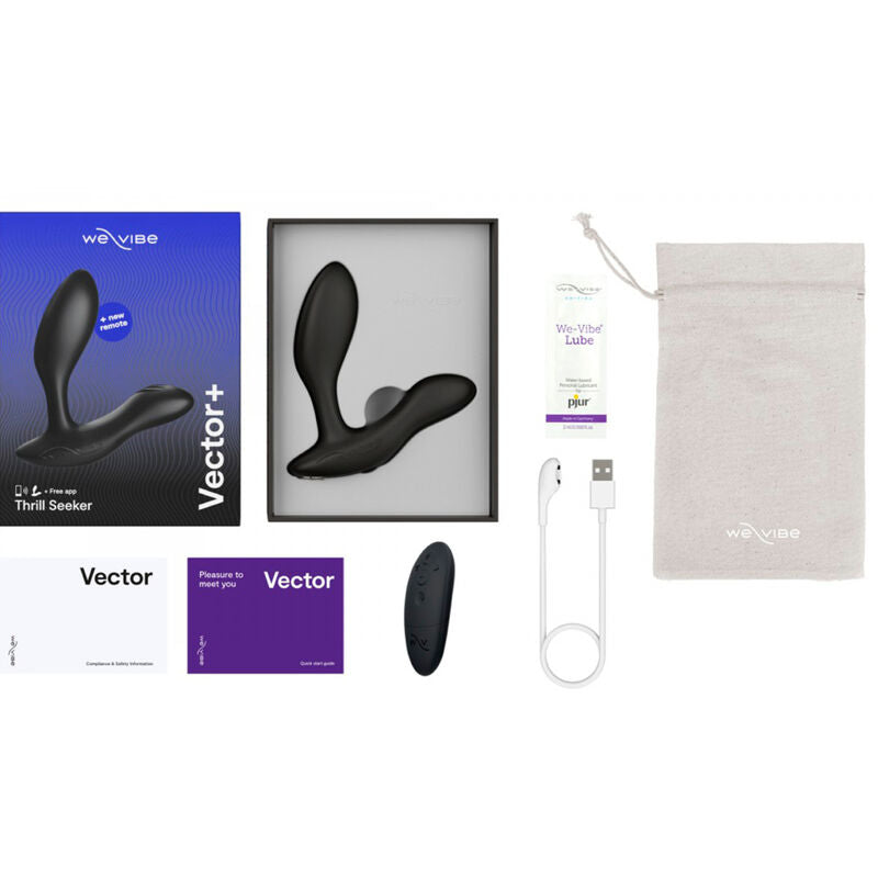 WE-VIBE - vibromasseur de prostate VECTOR+ noir