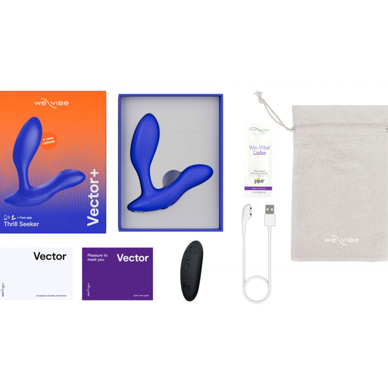 WE-VIBE - vibromasseur de prostate VECTOR+ bleu