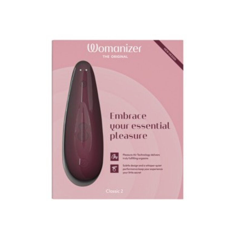 WOMANIZER - vibromasseur pour clitoris classic 2 bordeaux