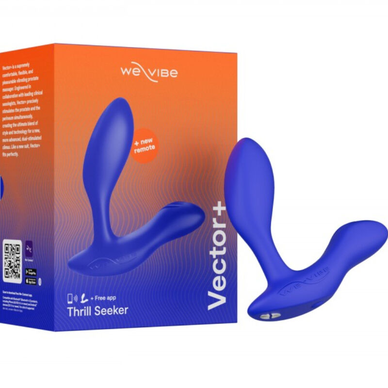 WE-VIBE - vibromasseur de prostate VECTOR+ bleu