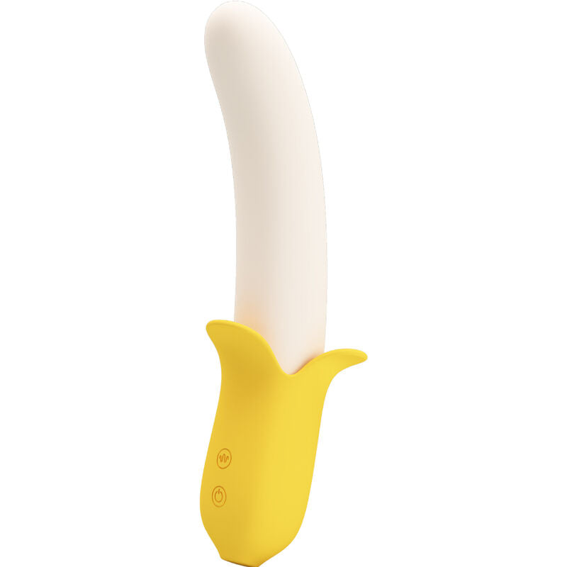 PRETTY LOVE - BANANA GEEK SUPER POWER 7 vibrations up&down (mouvement haut et bas) silicone noir