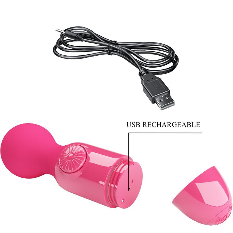 PRETTY LOVE - mini vibromasseur personnel magenta