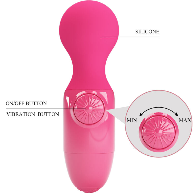 PRETTY LOVE - mini vibromasseur personnel magenta