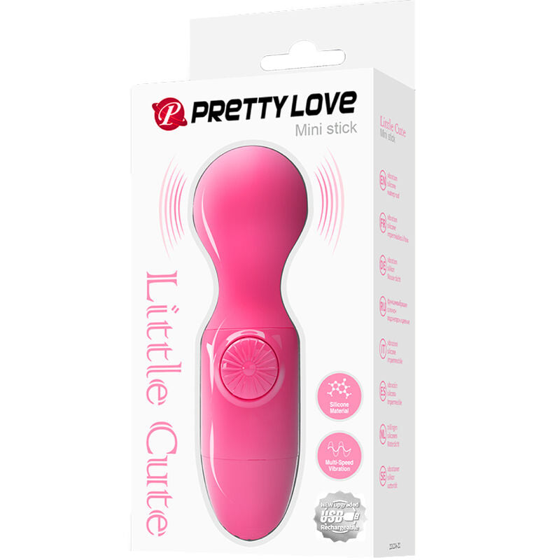 PRETTY LOVE - mini vibromasseur personnel magenta