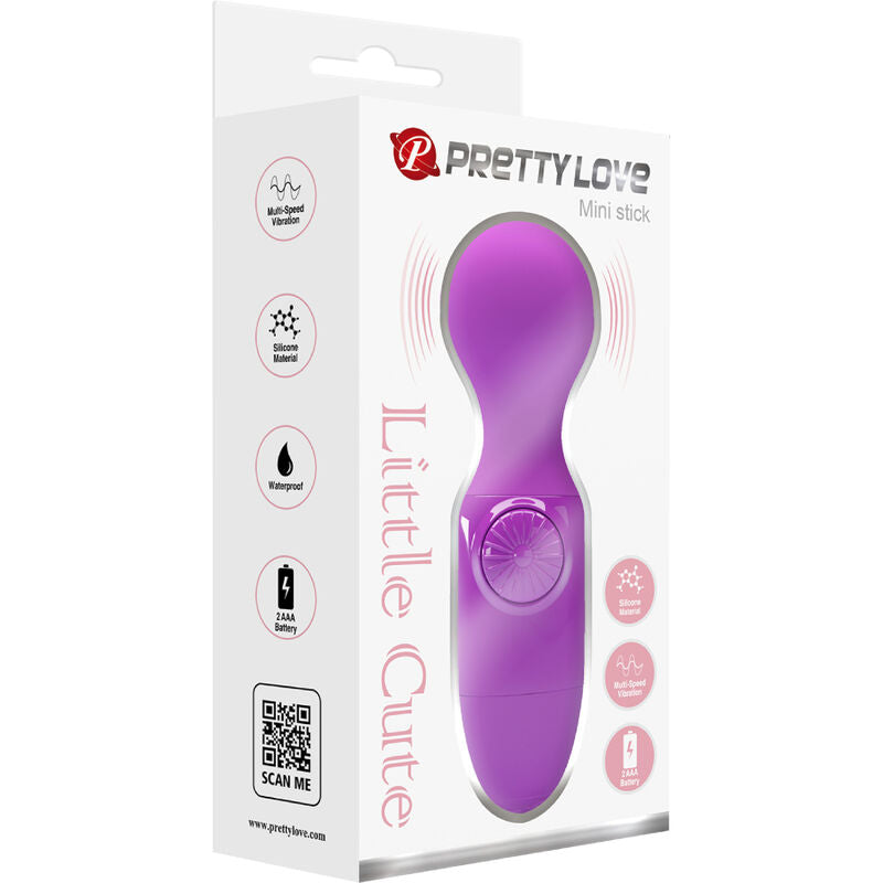 PRETTY LOVE - mini vibromasseur personnel violet