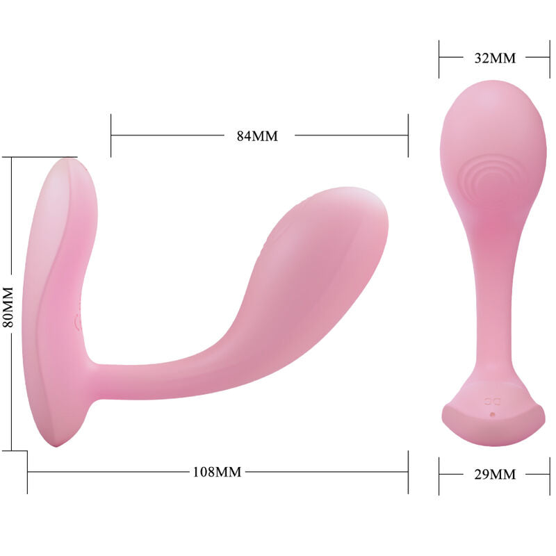 PRETTY LOVE – BAIRD vibromasseur du point G rechargeable avec appli, 12 vibrations