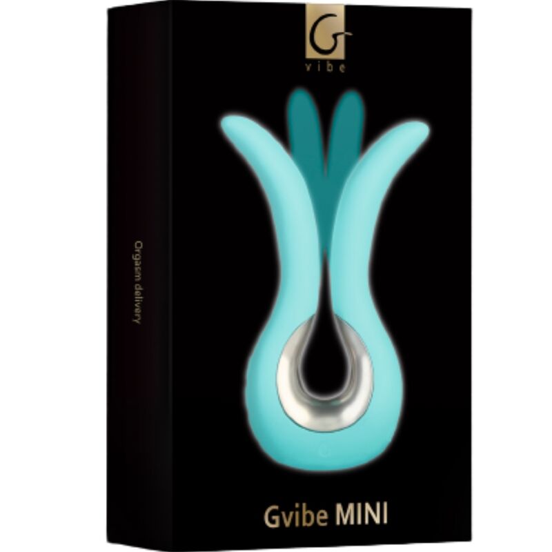 G-VIBE – MINI vibromasseur double turquoise