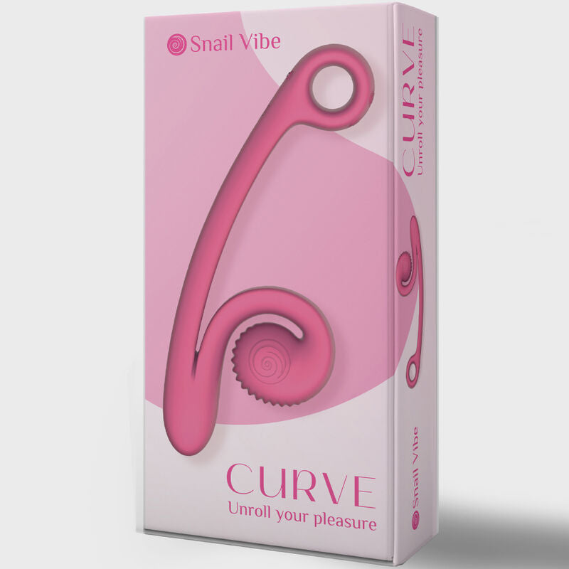 SNAIL VIBE - vibromasseur incurvé point G et clitoris