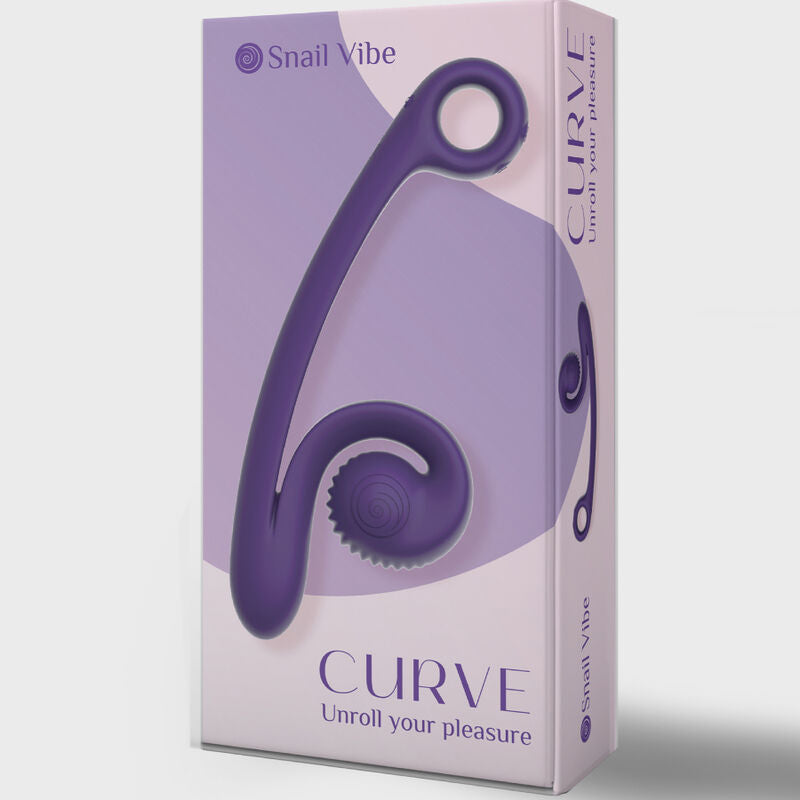 SNAIL VIBE - vibromasseur incurvé point G et clitoris