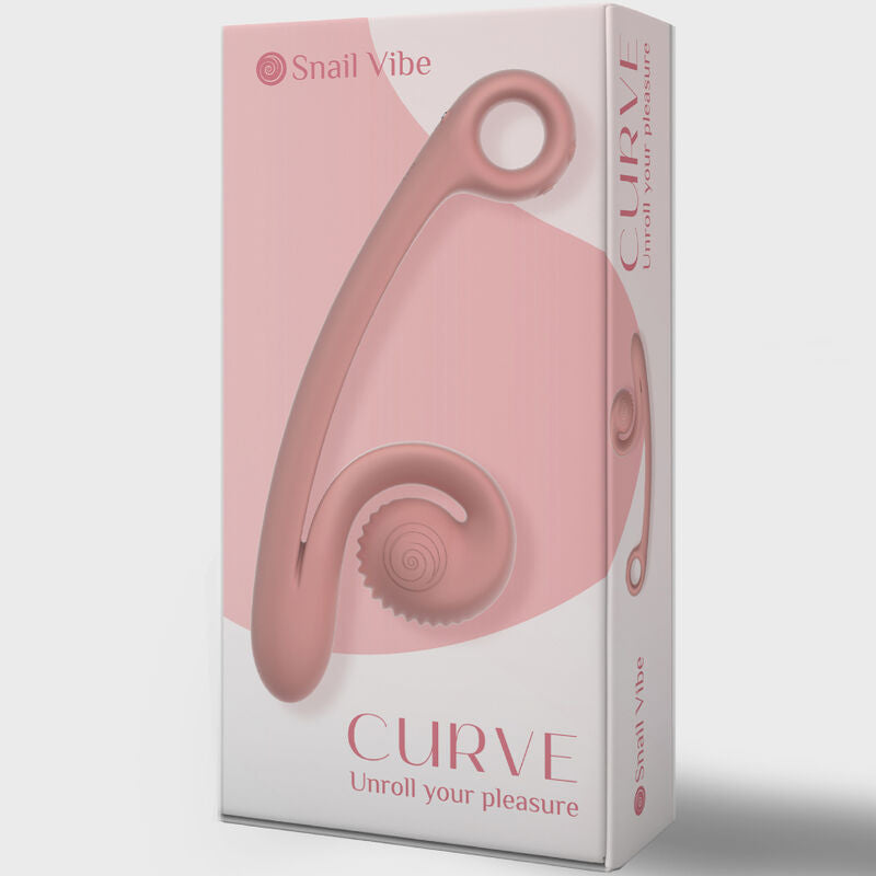 SNAIL VIBE - vibromasseur incurvé point G et clitoris