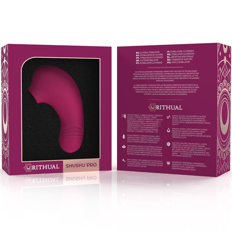 RITHUAL - vibromasseur de clitoris de poche SHUSHU PRO 2 puissants moteurs