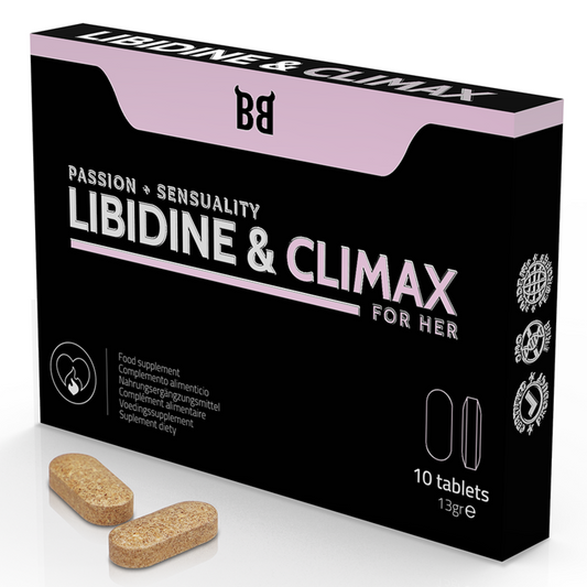 BLACK BULL - AUGMENTATION DE LIBIDINE ET CLIMAX L BIDO POUR FEMMES 10 GÉLULES