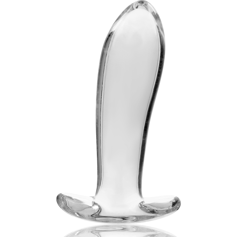 NEBULA IBIZA - plug anal n° 5 verre borosilicate clair 12.5 cm -o- 3.5 cm