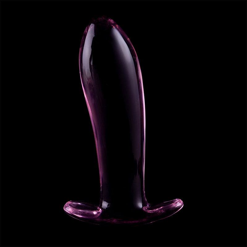 NEBULA IBIZA - plug anal n° 5 verre borosilicate clair 12.5 cm -o- 3.5 cm